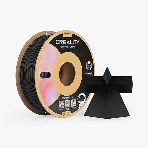 Creality CR PLA Matte Filament Mat Siyah (Matte Black) 1.75 mm 1 kg - 1
