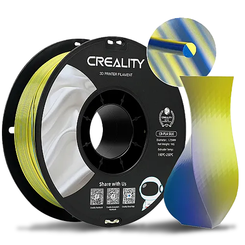 Creality CR PLA Silk Yellow Blue (Sarı-Mavi) Filament 1.75mm 1KG - 1